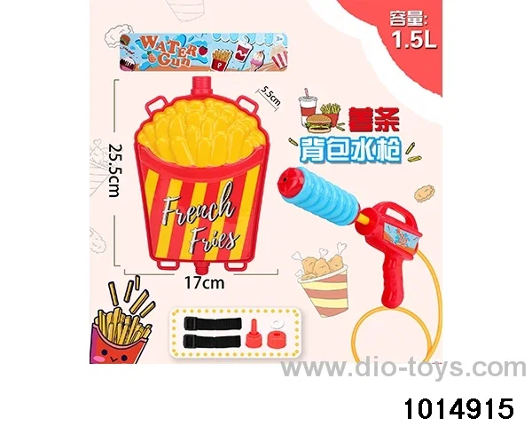 Backpack water gun in PP bag with header