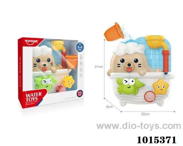 play water toys in Window box