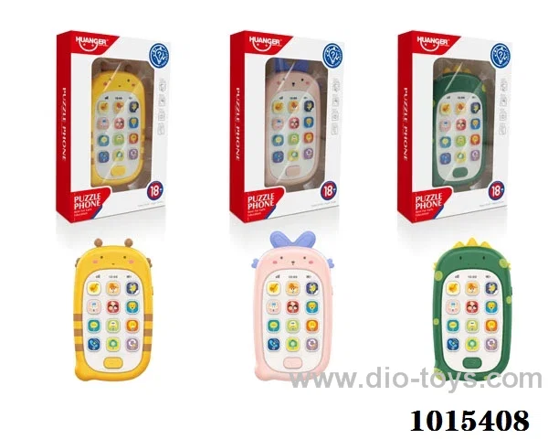 cartoon mobile phone with light &music in Window box
