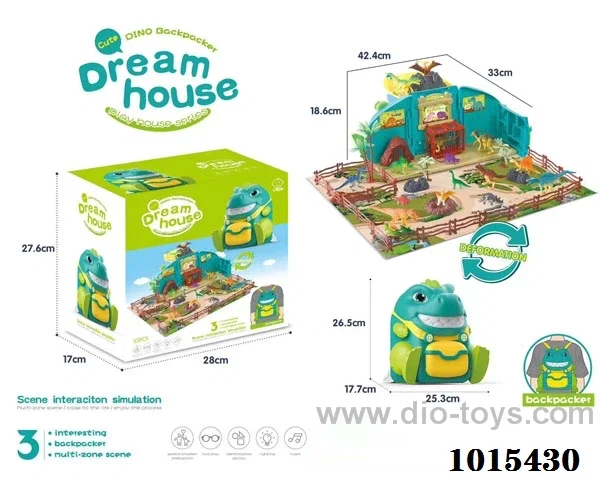 dream house set with  light &music in Color box