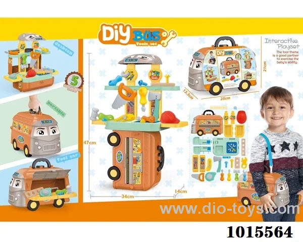 5 in 1  tools bus  in paper card