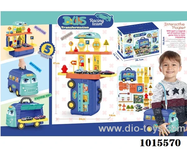 5 in 1  car set in color box