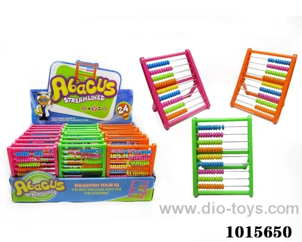 24PCS abacus 3color mixed loading in display box
