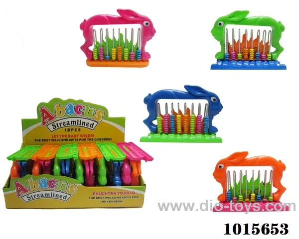 12pcs abacus 4color mixed loading in display box