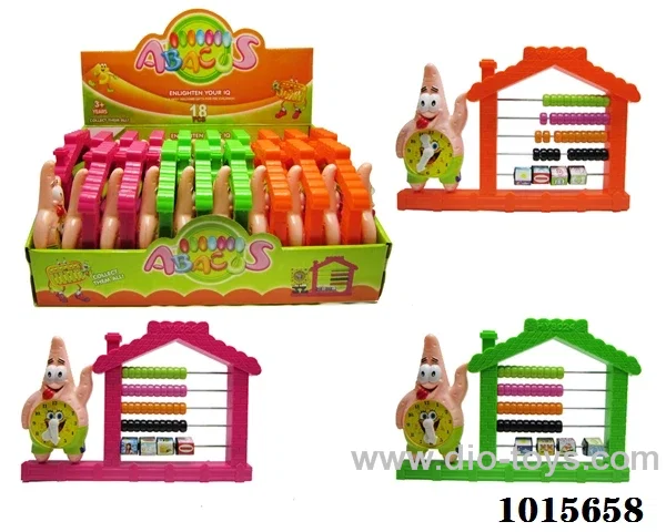 18pcs abacus 3color mixed loading  in display box