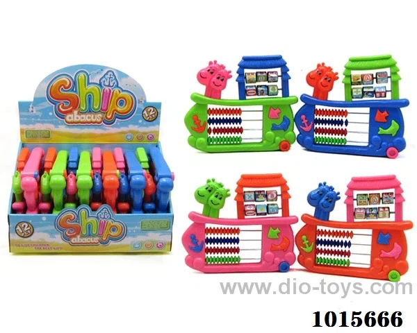 12pcs abacus 4color mixed loading in display box