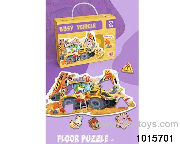 Puzzles in color box