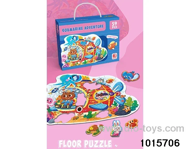 Puzzles in color box