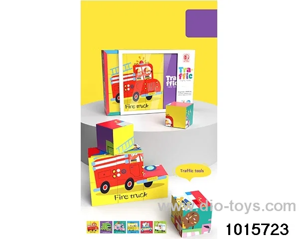 6 in 1 Puzzles in color box