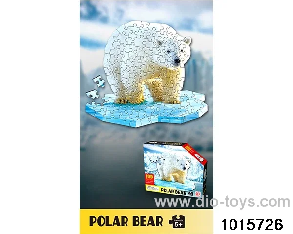 100pcs Puzzles in color box