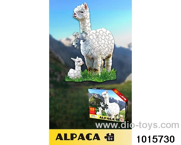 100pcs Puzzles in color box