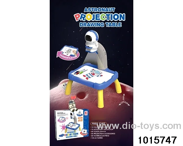 Projection table in color box