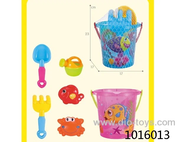 6pcs beach toys in  Net bag