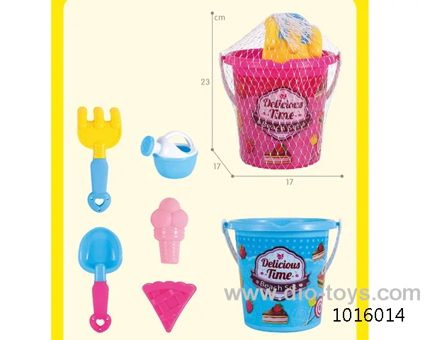 6pcs beach toys in  Net bag