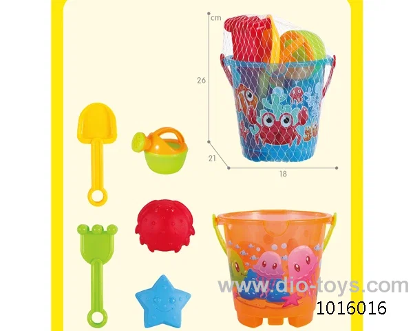 6pcs beach toys in  Net bag