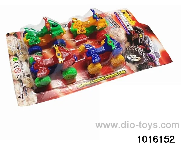 4PCS Skating Beach Motorcycle in Blister card