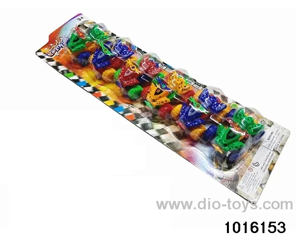 6PCS Skating Beach Motorcycle in Blister card