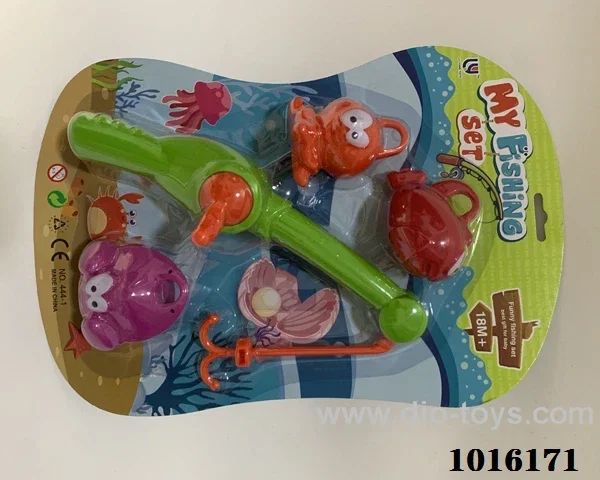 Cartoon hanging fish in Blister card