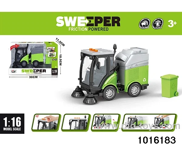 1:16 Sweeper (green) in display box