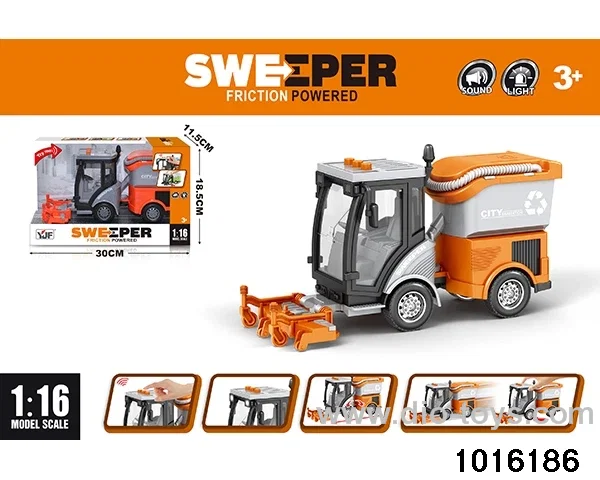 1:16 Vacuum truck (orange) in display box