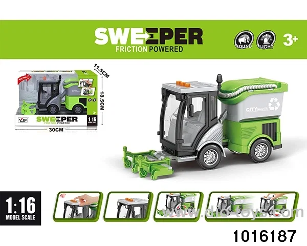 1:16 Vacuum truck (green) in display box