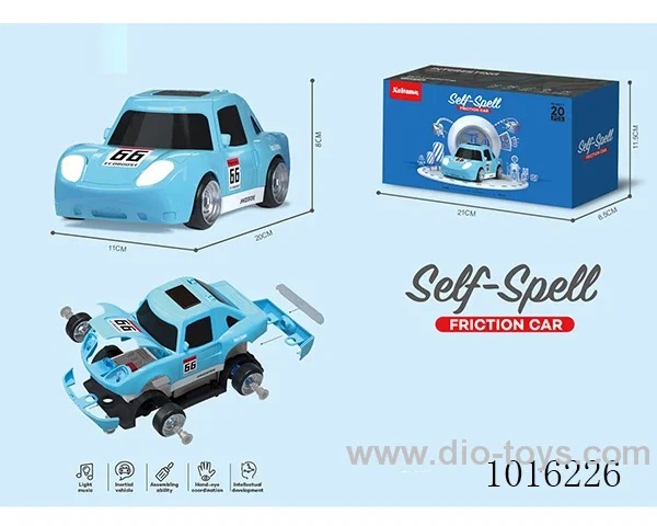 DIY Q plate inertia racing with light&sound include battery in Color box