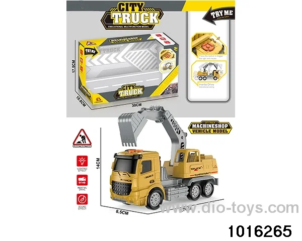 1:16 sound and light music inertia car in display box