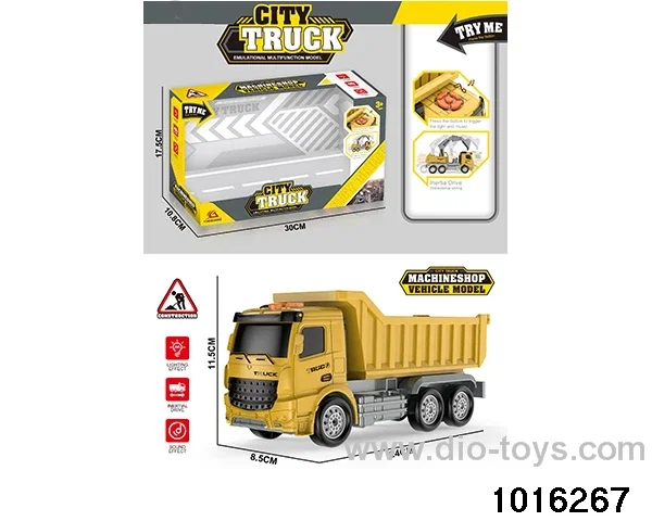 1:16 sound and light music inertia car in display box