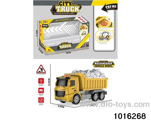 1:16 sound and light music inertia car in display box