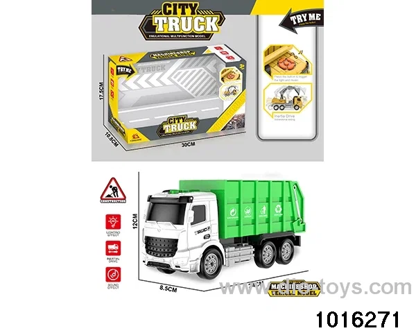 1:16 sound and light music inertia car in display box