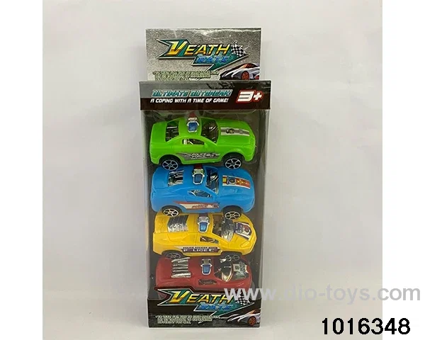 pull back car in color box