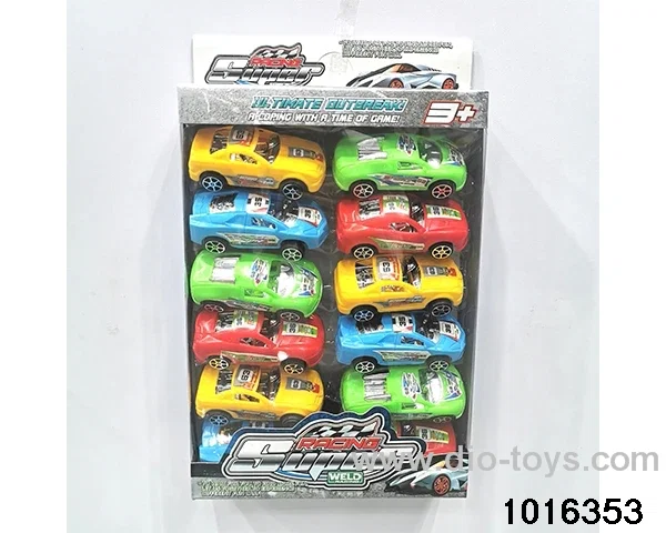 pull back car in color box