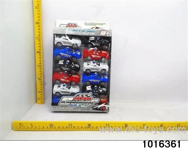 pull back car in color box