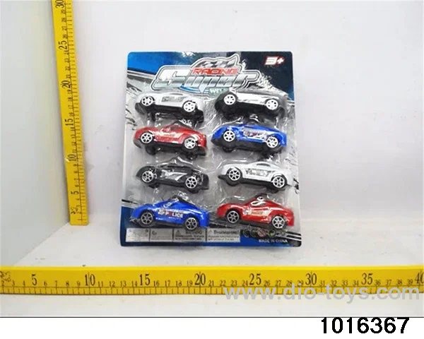 pull back car in Blister card