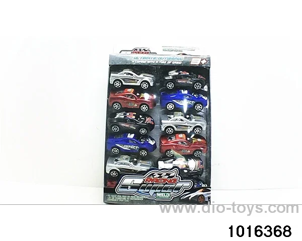 pull back car in color box