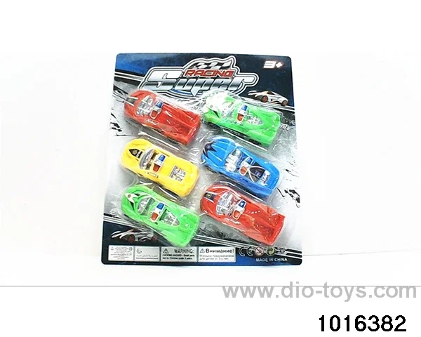 pull back car in Blister card