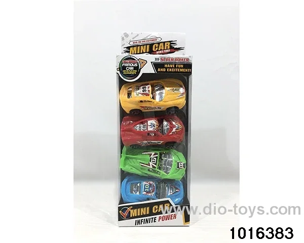 pull back car in color box