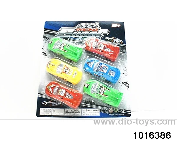 pull back car in Blister card