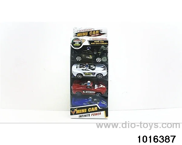 pull back car in color box