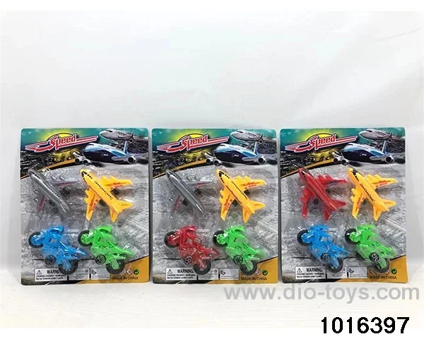pull back car set in Blister card