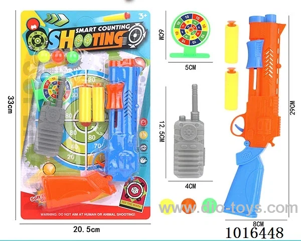 Ping-pong gun set in Blister card