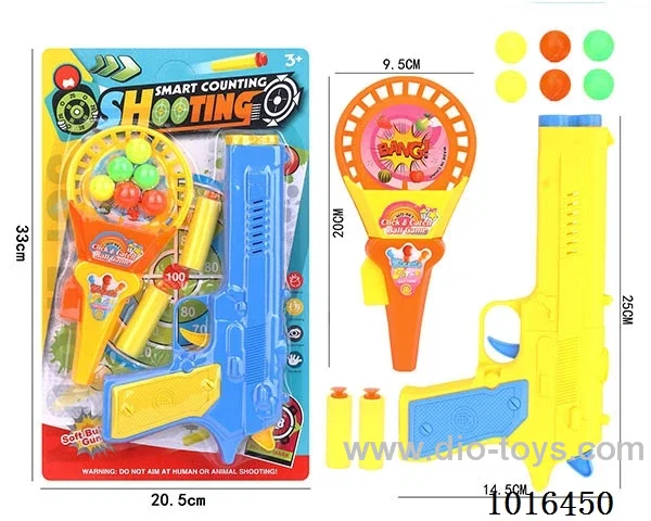 Ping-pong gun set in Blister card