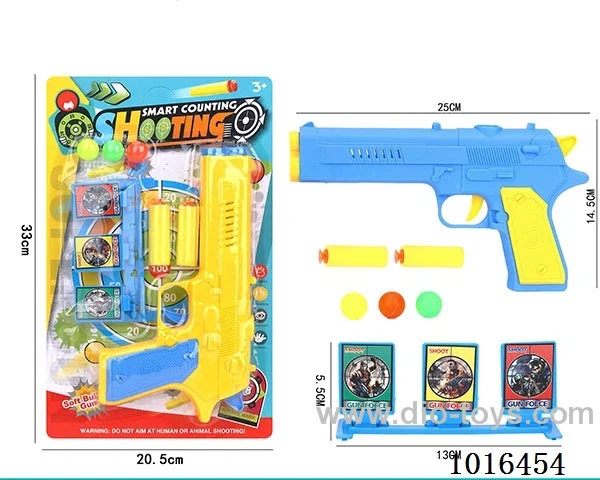 Ping-pong gun set in Blister card