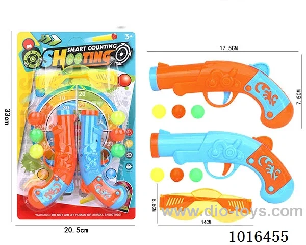 Ping-pong gun set in Blister card