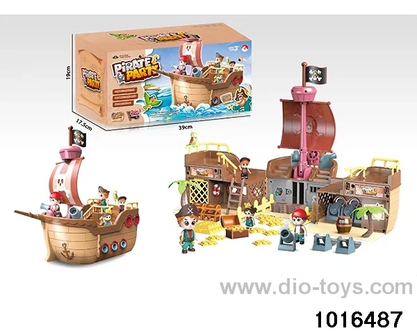 Music Pirate Ship in color box