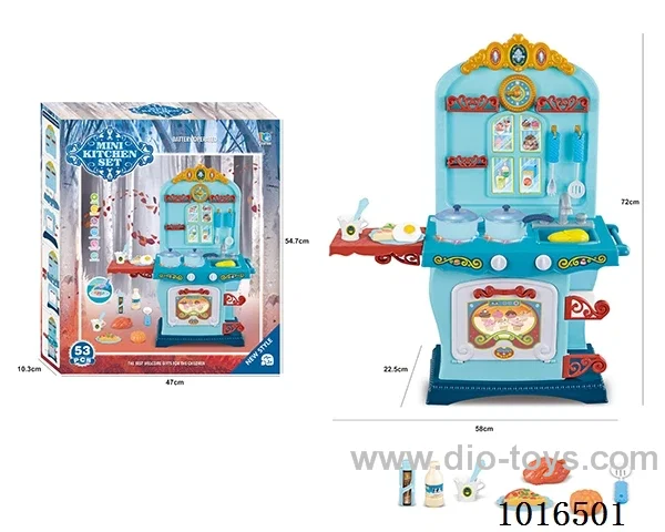 kitchen set with light &music not include in Color box