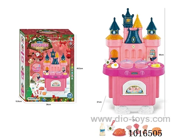 kitchen set with light &music not include in Color box