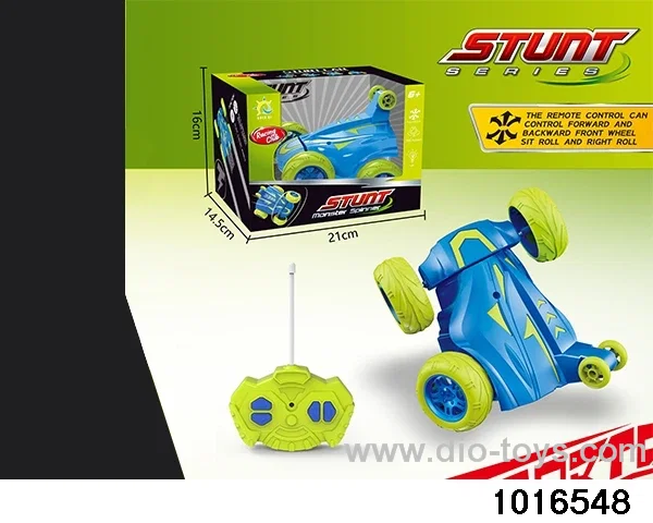RC car with light in window box