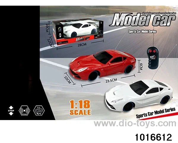 1:18 2ch RC car in window box