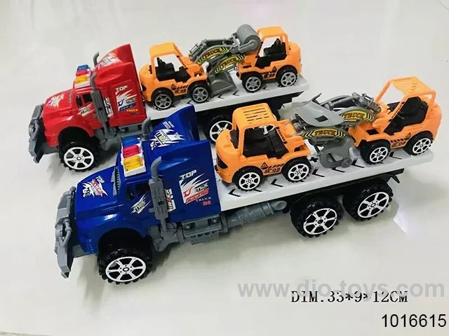 friction truck with 2 car in OPP bag